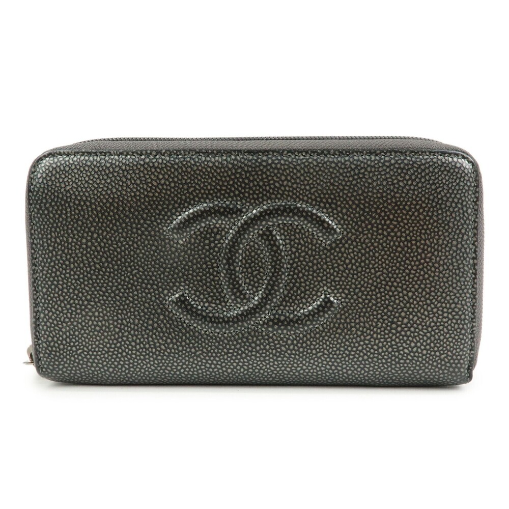 Chanel Vintage Timeless Zip Leather